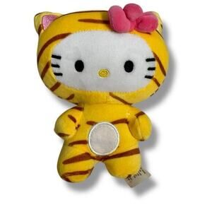 Fiesta Sanrio Hello Kitty Animal Disguise 7 Inch Plush Tiger Costume Stuffed Toy